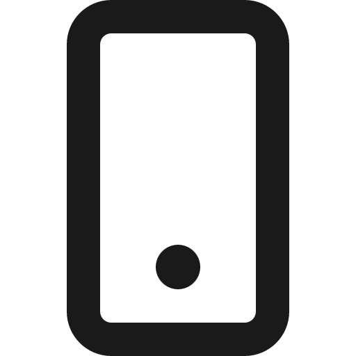 Mobile icon, solid style, from Gitlab SVGs