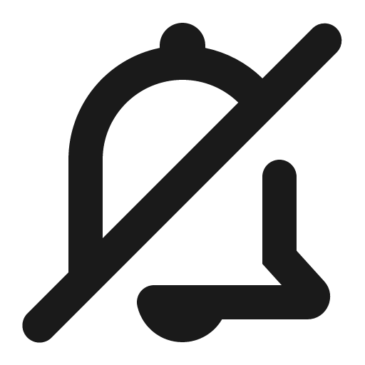 Notifications off icon, solid style, from Gitlab SVGs