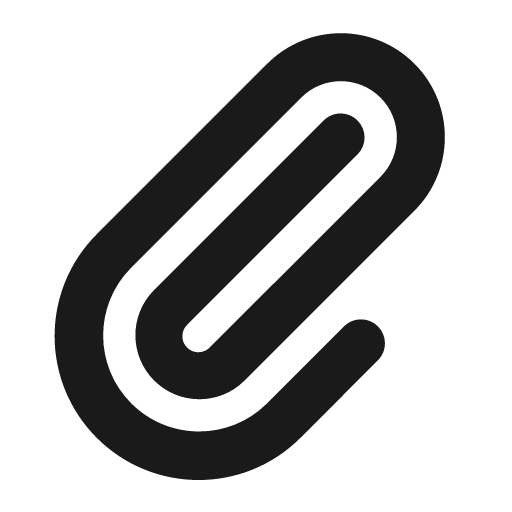 Paperclip icon, solid style, from Gitlab SVGs