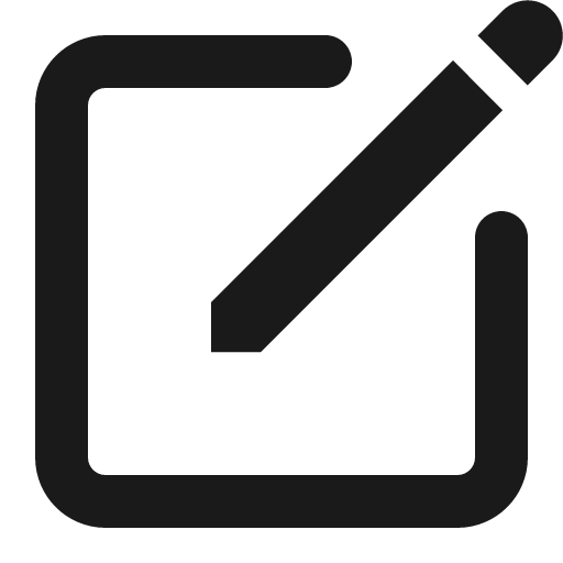 Pencil square icon, solid style, from Gitlab SVGs