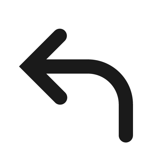 Reply icon, solid style, from Gitlab SVGs