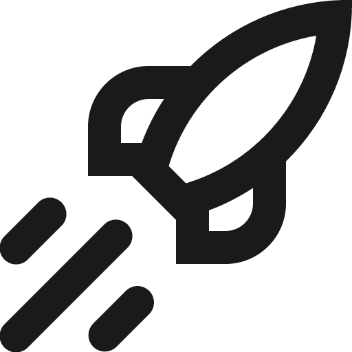 Rocket launch icon, solid style, from Gitlab SVGs