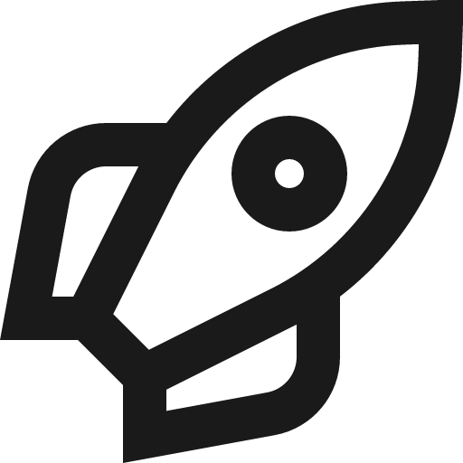 Rocket icon, solid style, from Gitlab SVGs