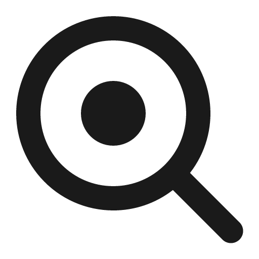 Search dot icon, solid style, from Gitlab SVGs