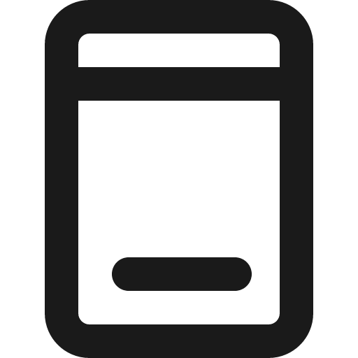 Tablet icon, solid style, from Gitlab SVGs