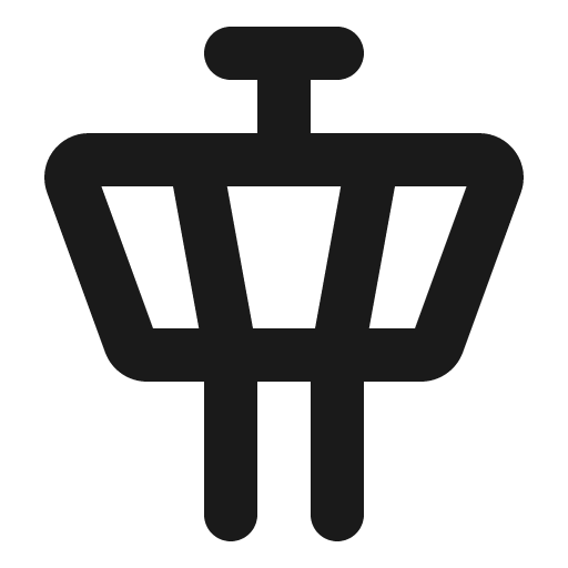 Air traffic control bold icon, bold style, from Phosphor