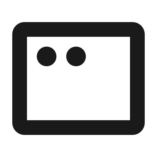 App window bold icon, bold style, from Phosphor
