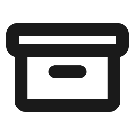 Archive bold icon, bold style, from Phosphor