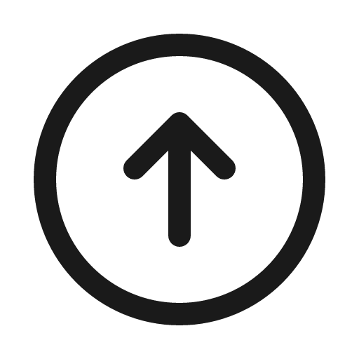Arrow circle up icon, solid style, from Phosphor