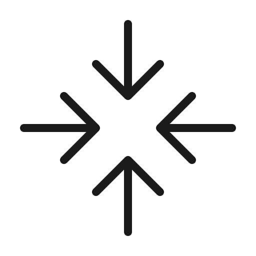 Arrows in cardinal thin icon, thin style, from Phosphor