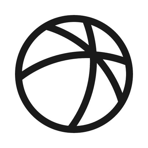 Beach ball light icon, light style, from Phosphor