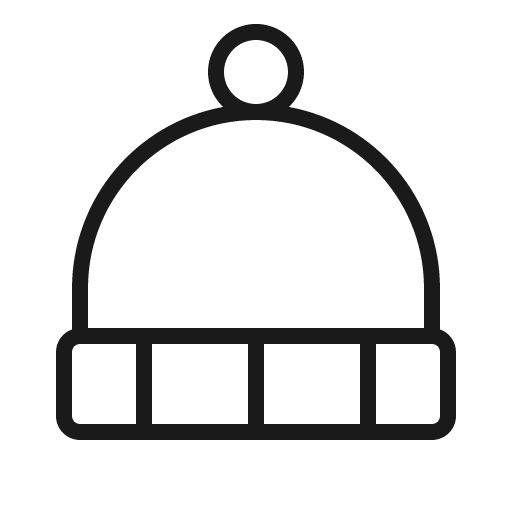Beanie thin icon, thin style, from Phosphor