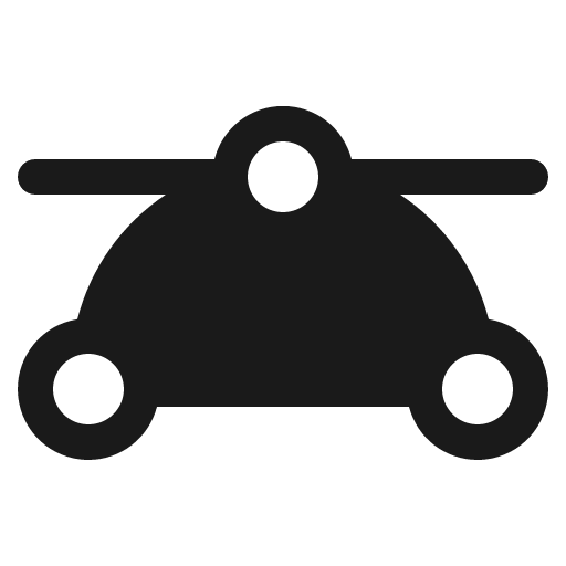 Bezier curve fill icon, filled style, from Phosphor