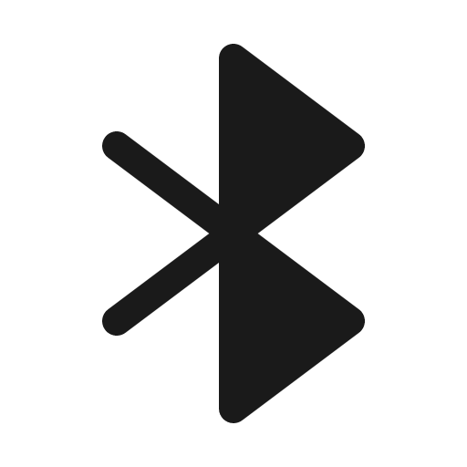 Bluetooth fill icon, filled style, from Phosphor