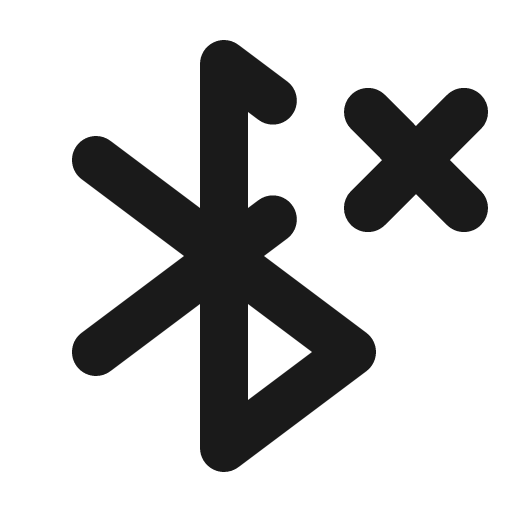 Bluetooth x bold icon, bold style, from Phosphor