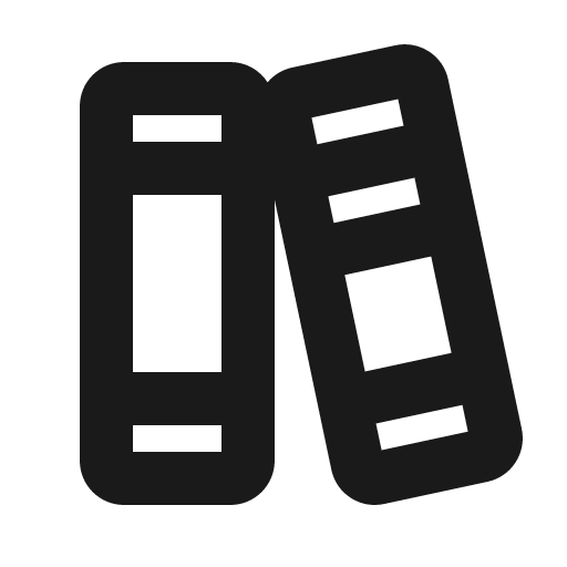 Books bold icon, bold style, from Phosphor