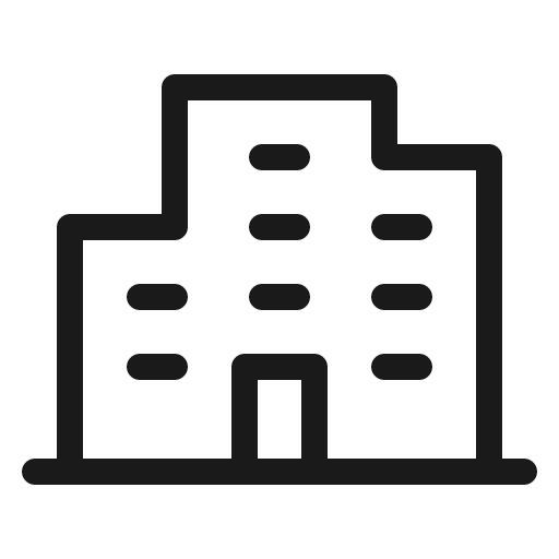 Building apartment light icon, light style, from Phosphor