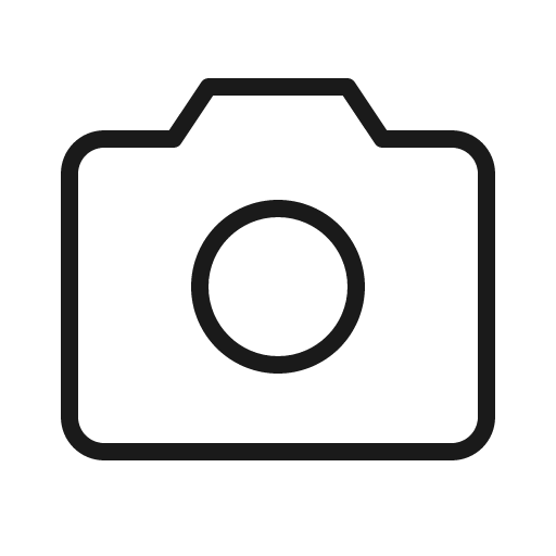 Camera thin icon, thin style, from Phosphor