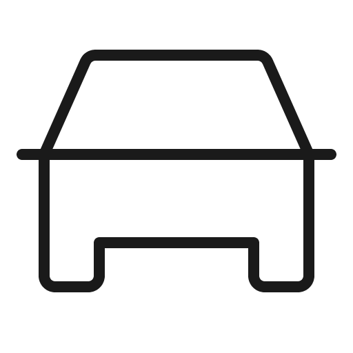 Car simple thin icon, thin style, from Phosphor