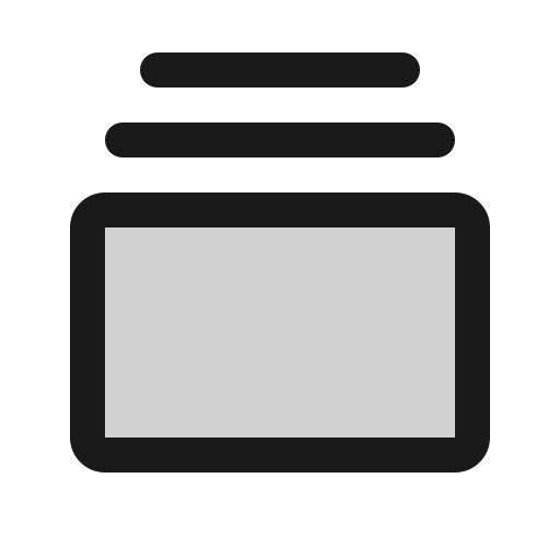 Cards three duotone icon, two-tone style, from Phosphor