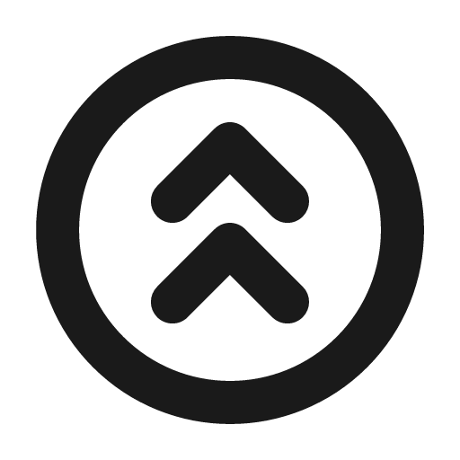Caret circle double up bold icon, bold style, from Phosphor