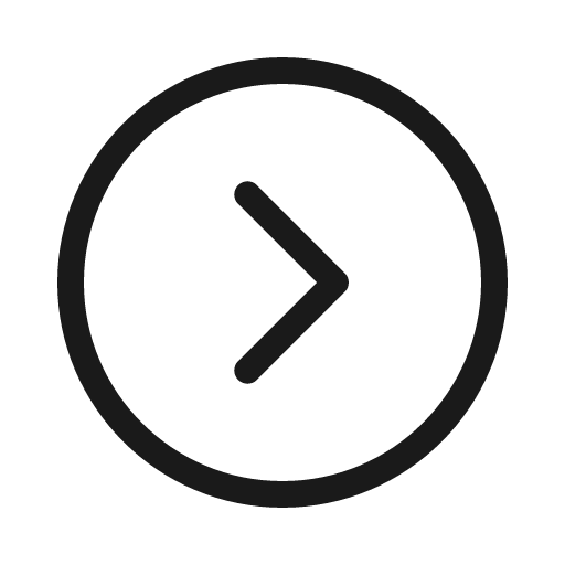 Caret circle right light icon, light style, from Phosphor