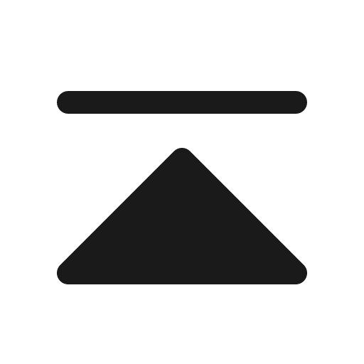 Caret line up fill icon, filled style, from Phosphor