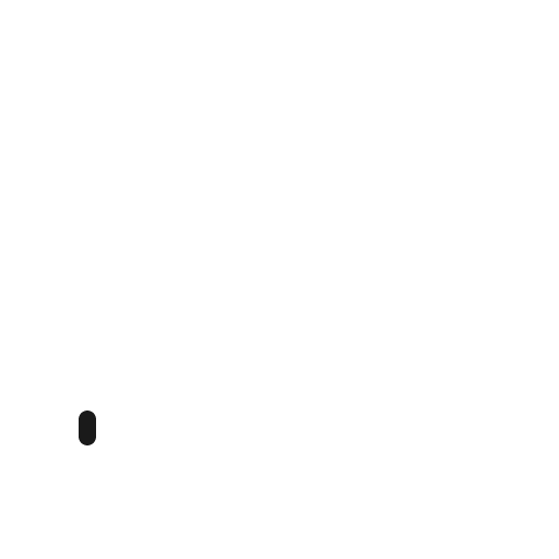 Cell signal none thin icon, thin style, from Phosphor
