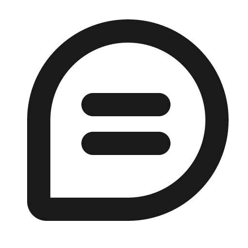 Chat teardrop text bold icon, bold style, from Phosphor