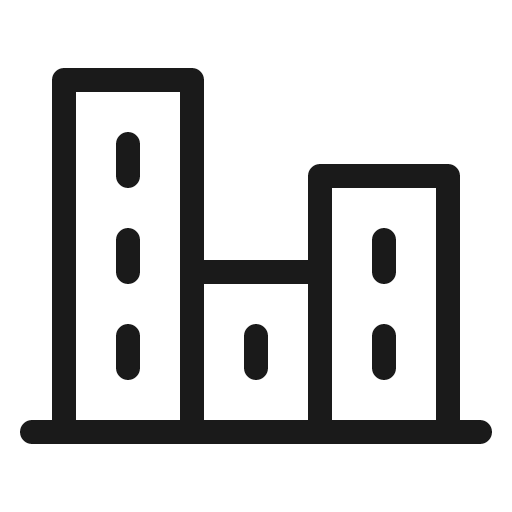 City light icon, light style, from Phosphor
