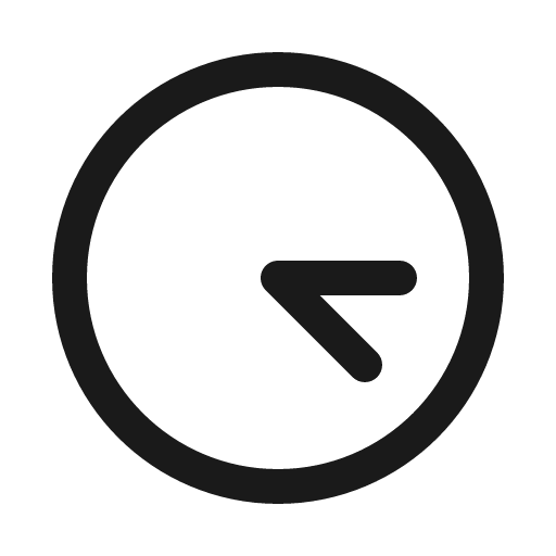 Clock afternoon icon, solid style, from Phosphor