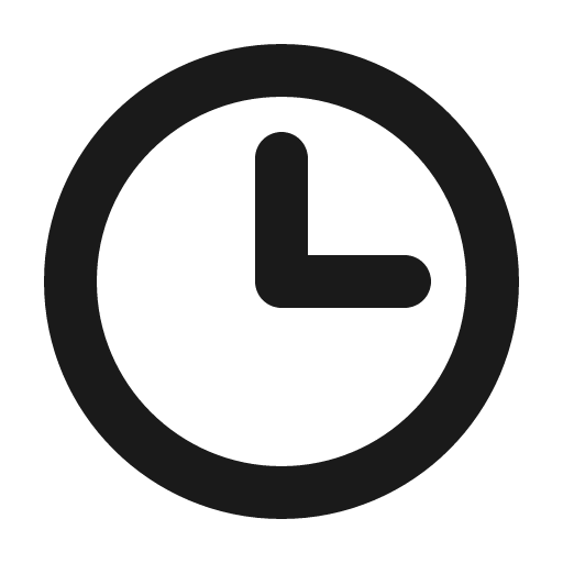 Clock bold icon, bold style, from Phosphor