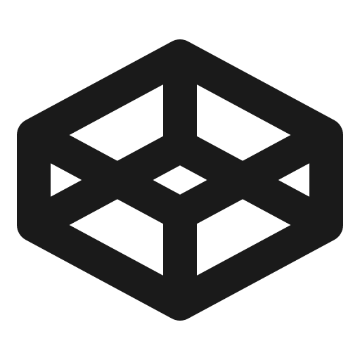 Codepen logo bold icon, bold style, from Phosphor