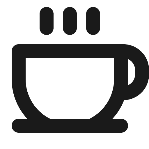 Coffee bold icon, bold style, from Phosphor