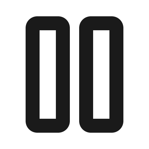 Columns bold icon, bold style, from Phosphor