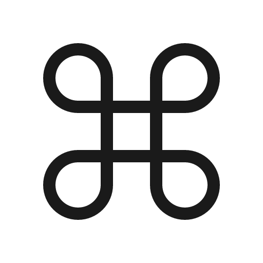 Command light icon, light style, from Phosphor