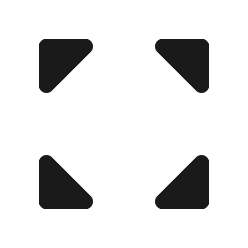 Corners out fill icon, filled style, from Phosphor