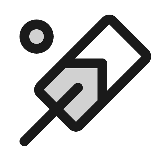 Cricket duotone icon, two-tone style, from Phosphor