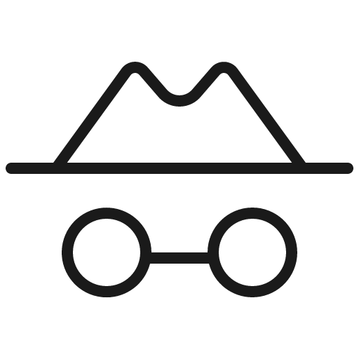 Detective thin icon, thin style, from Phosphor