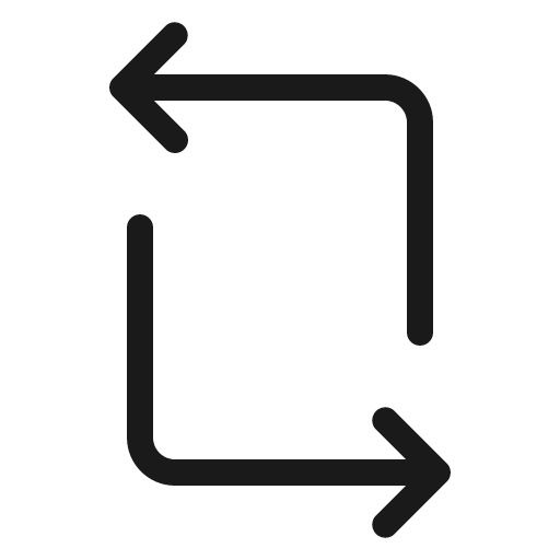 Device rotate light icon, light style, from Phosphor