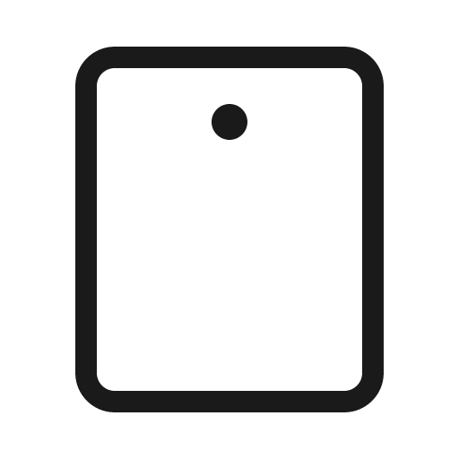Device tablet camera light icon, light style, from Phosphor