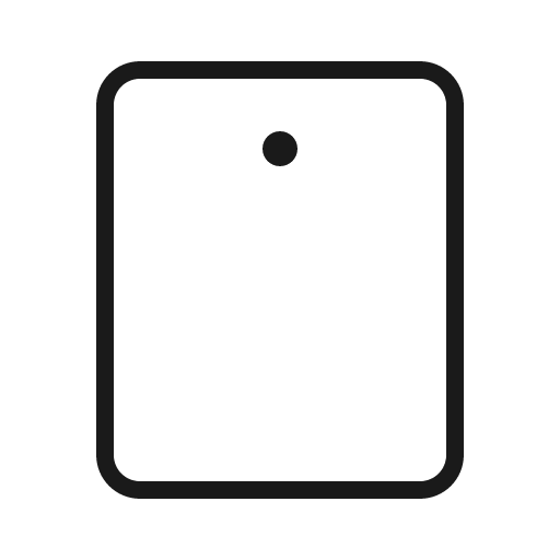 Device tablet camera thin icon, thin style, from Phosphor
