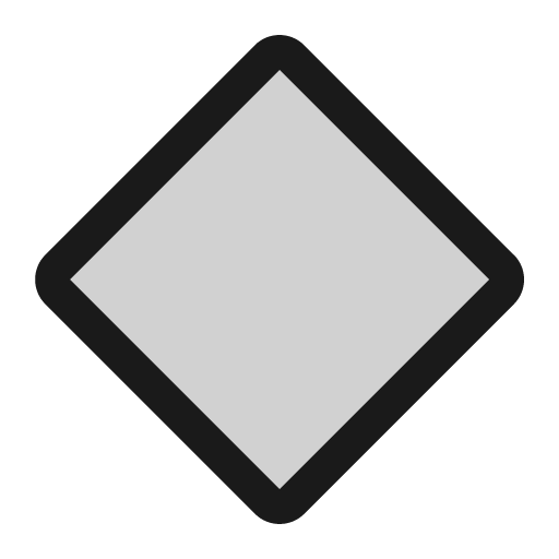Diamond duotone icon, two-tone style, from Phosphor