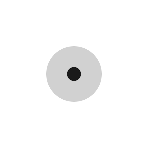 Dot duotone icon, two-tone style, from Phosphor