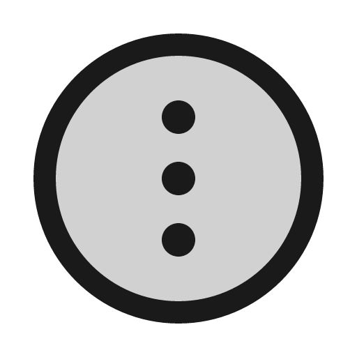 Dots three circle vertical duotone icon, two-tone style, from Phosphor