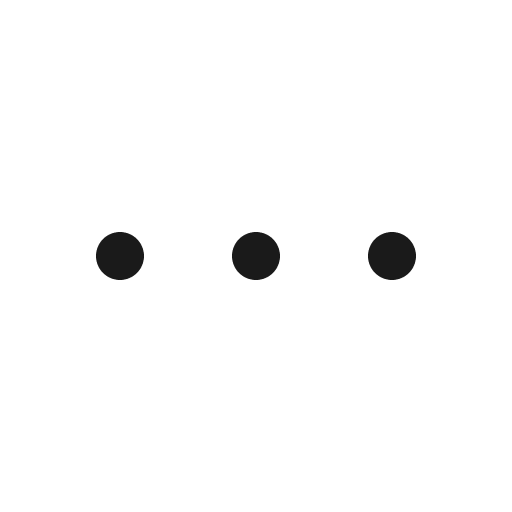Dots three icon, solid style, from Phosphor