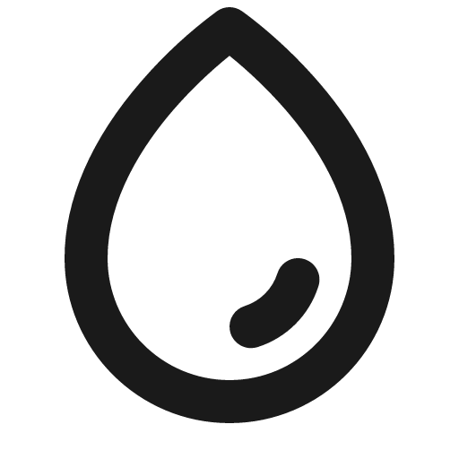 Drop bold icon, bold style, from Phosphor