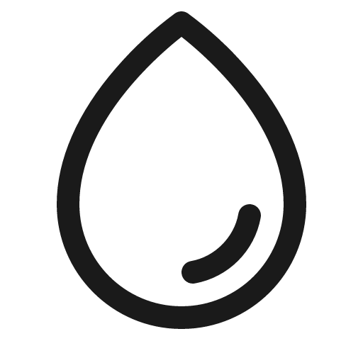 Drop icon, solid style, from Phosphor
