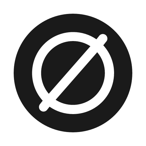 Empty fill icon, filled style, from Phosphor