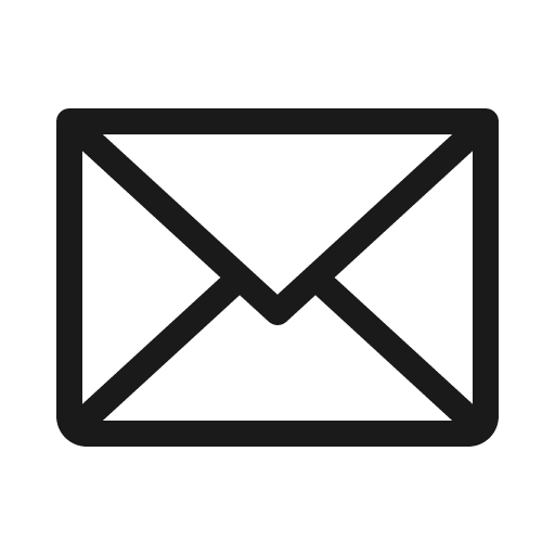 Envelope light icon, light style, from Phosphor